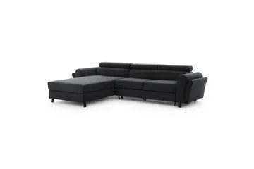 Hörnsoffa Eltap Mariall 288x200x92 cm - Monolith 97, Mörkgrå, Vänster - Möbler - Soffa - Bäddsoffa - Bäddsoffa divan