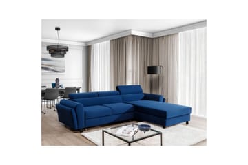 Hörnsoffa Eltap Mariall 288x200x92 cm - Riviera 81, Blå, Höger - Möbler - Soffa - Bäddsoffa - Bäddsoffa divan