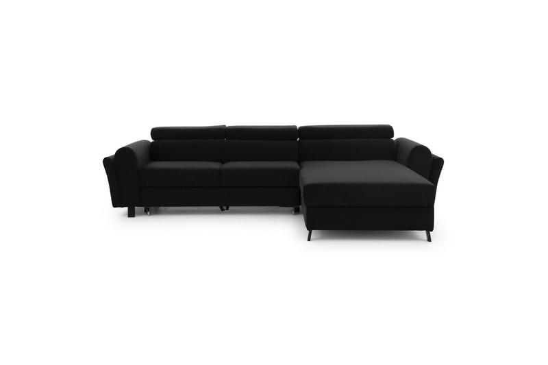 Hörnsoffa Eltap Mariall 288x200x92 cm - Sawana 14, Svart, Höger - Möbler - Soffa - Bäddsoffa - Bäddsoffa divan