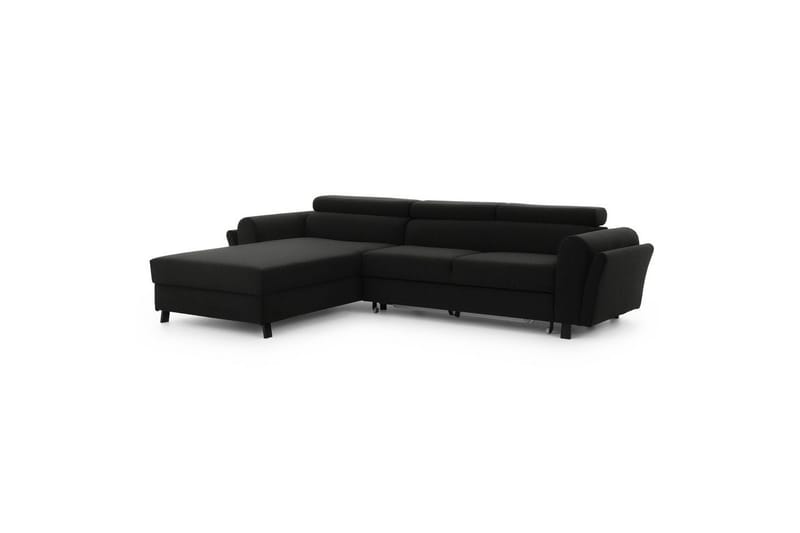 Hörnsoffa Eltap Mariall 288x200x92 cm - Sawana 14, Svart, Vänster - Möbler - Soffa - Bäddsoffa - Bäddsoffa divan