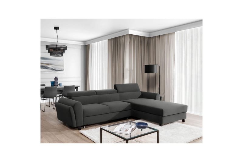 Hörnsoffa Eltap Mariall 288x200x92 cm - Sawana 21, Grå, Höger - Möbler - Soffa - Bäddsoffa - Bäddsoffa divan