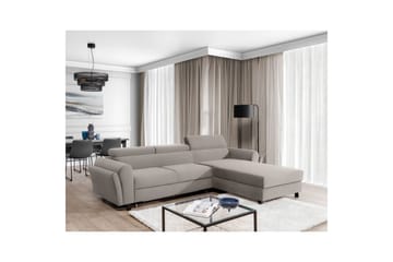 Hörnsoffa Eltap Mariall 288x200x92 cm - Paros 02, Beige, Höger - Möbler - Soffa - Bäddsoffa - Bäddsoffa divan