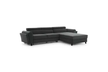 Hörnsoffa Eltap Mariall 288x200x92 cm - Paros 06, Grå, Höger - Möbler - Soffa - Bäddsoffa - Bäddsoffa divan