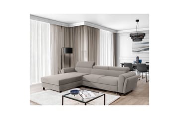 Hörnsoffa Eltap Mariall 288x200x92 cm - Paros 02, Beige, Vänster - Möbler - Soffa - Bäddsoffa - Bäddsoffa divan