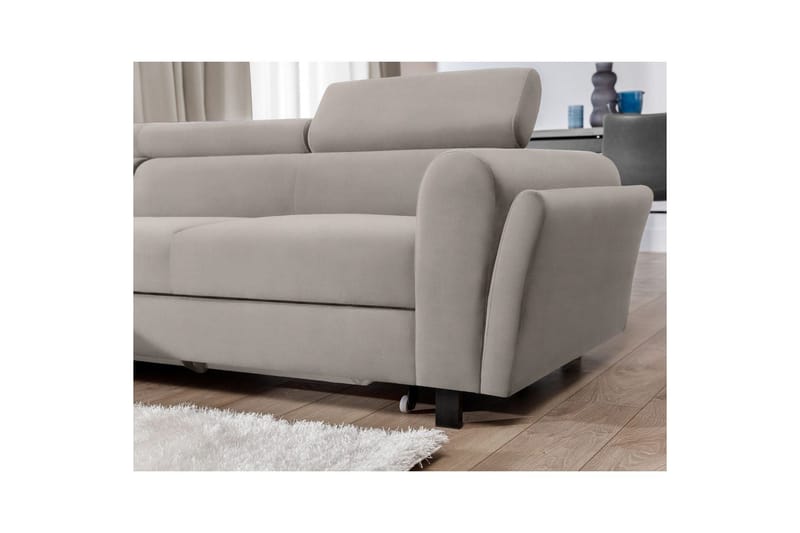 Hörnsoffa Eltap Mariall 288x200x92 cm - Paros 02, Beige, Vänster - Möbler - Soffa - Bäddsoffa - Bäddsoffa divan