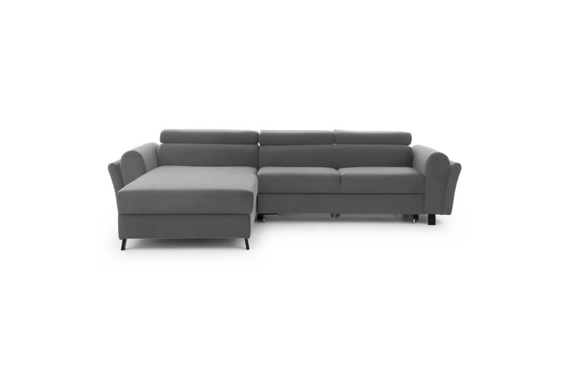 Hörnsoffa Eltap Mariall 288x200x92 cm - Paros 05, Ljusgrå, Vänster - Möbler - Soffa - Bäddsoffa - Bäddsoffa divan