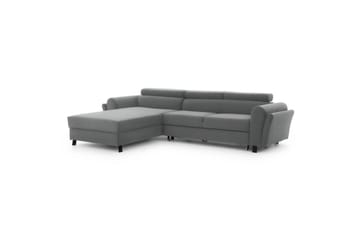 Hörnsoffa Eltap Mariall 288x200x92 cm - Paros 05, Ljusgrå, Vänster - Möbler - Soffa - Bäddsoffa - Bäddsoffa divan