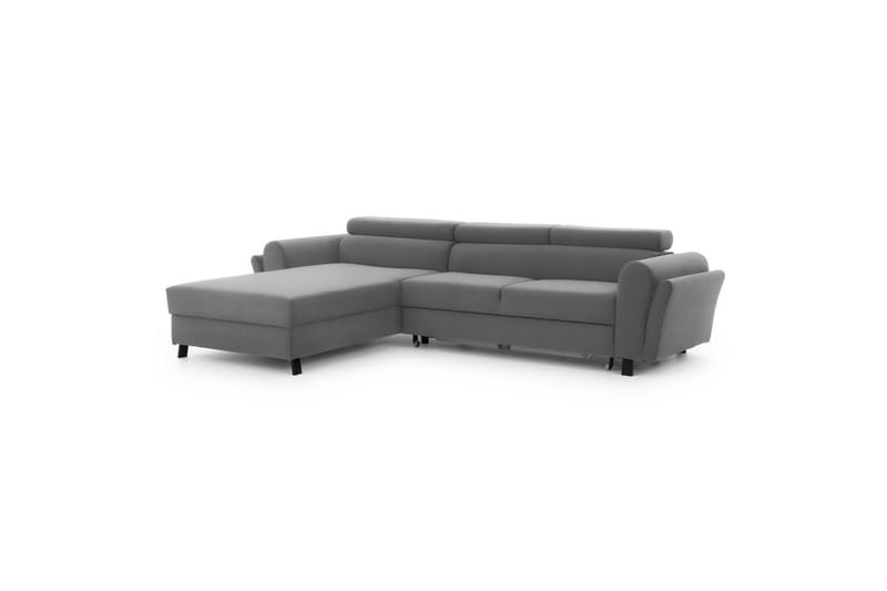 Hörnsoffa Eltap Mariall 288x200x92 cm - Paros 05, Ljusgrå, Vänster - Möbler - Soffa - Bäddsoffa - Bäddsoffa divan
