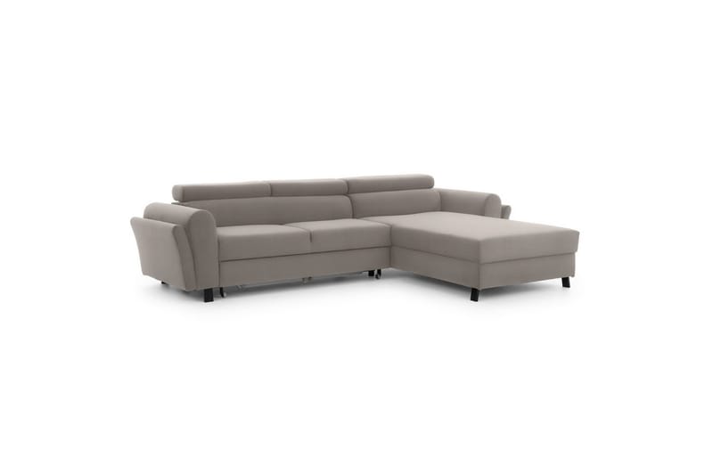 Hörnsoffa Eltap Mariall 288x200x92 cm - Paros 02, Beige, Höger - Möbler - Soffa - Bäddsoffa - Bäddsoffa divan