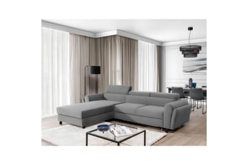 Hörnsoffa Eltap Mariall 288x200x92 cm - Paros 05, Ljusgrå, Vänster - Möbler - Soffa - Bäddsoffa - Bäddsoffa divan