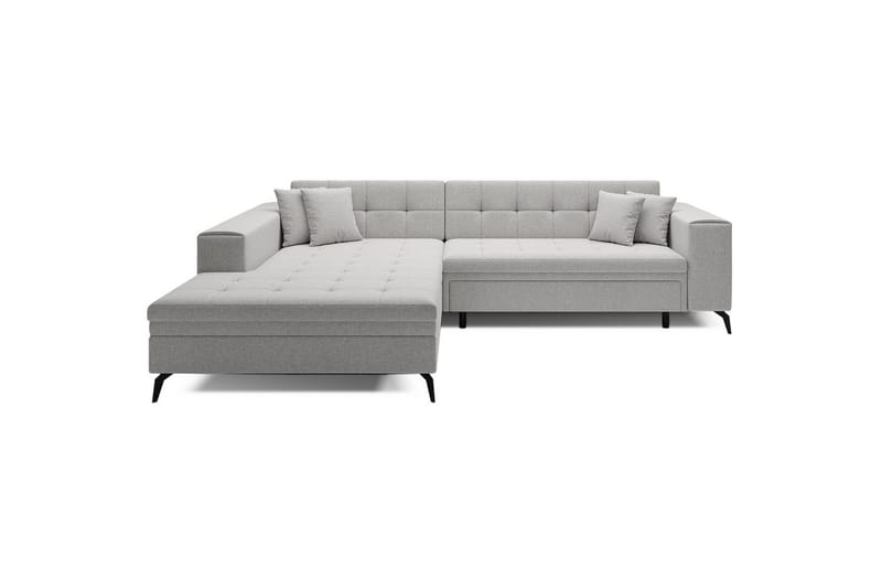 Hörnsoffa Eltap Solange 292x196x84 cm - Överdrag 02, Beige, Vänster - Möbler - Soffa - Bäddsoffa - Bäddsoffa divan
