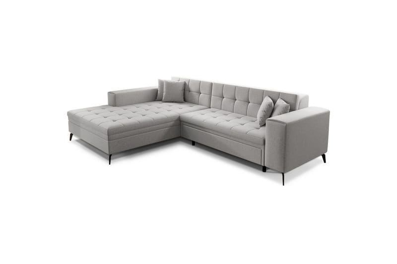 Hörnsoffa Eltap Solange 292x196x84 cm - Överdrag 02, Beige, Vänster - Möbler - Soffa - Bäddsoffa - Bäddsoffa divan