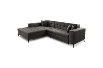 Hörnsoffa Eltap Solange 292x196x84 cm - Berlin 01, Grå, Vänster - Möbler - Soffa - Bäddsoffa - Bäddsoffa divan