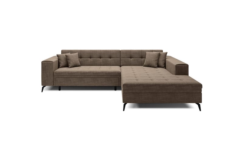 Hörnsoffa Eltap Solange 292x196x84 cm - Berlin 03, Beige, Höger - Möbler - Soffa - Bäddsoffa - Bäddsoffa divan
