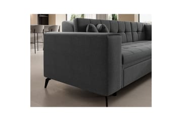 Hörnsoffa Eltap Solange 292x196x84 cm - Inari 96, Mörkgrå, Höger - Möbler - Soffa - Bäddsoffa - Bäddsoffa divan