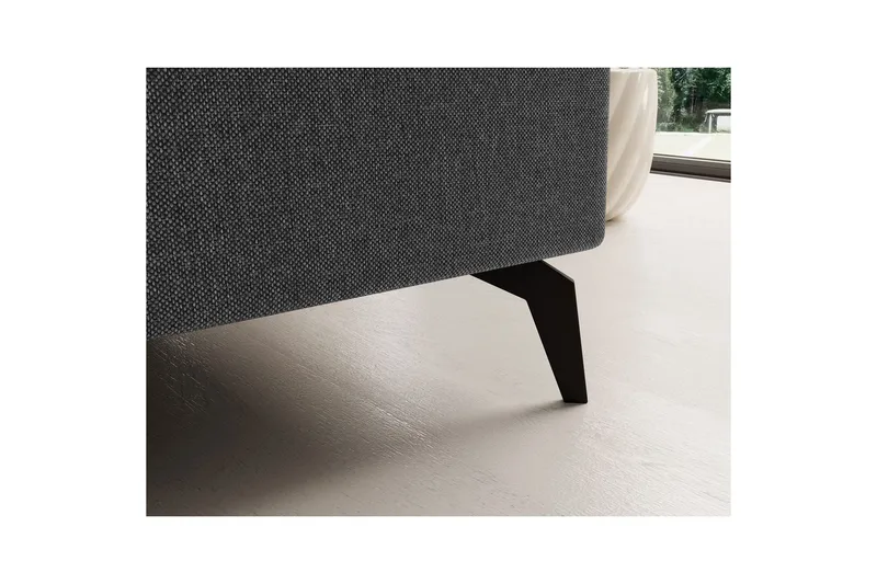 Hörnsoffa Eltap Solange 292x196x84 cm - Inari 96, Mörkgrå, Vänster - Möbler - Soffa - Bäddsoffa - Bäddsoffa divan