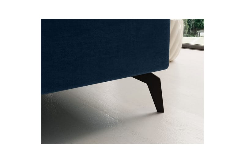 Hörnsoffa Eltap Solange 292x196x84 cm - Monolith 77, Mörkblå, Vänster - Möbler - Soffa - Bäddsoffa - Bäddsoffa divan