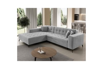 Hörnsoffa Eltap Solange 292x196x84 cm - Monolith 84, Grå, Vänster - Möbler - Soffa - Bäddsoffa - Bäddsoffa divan