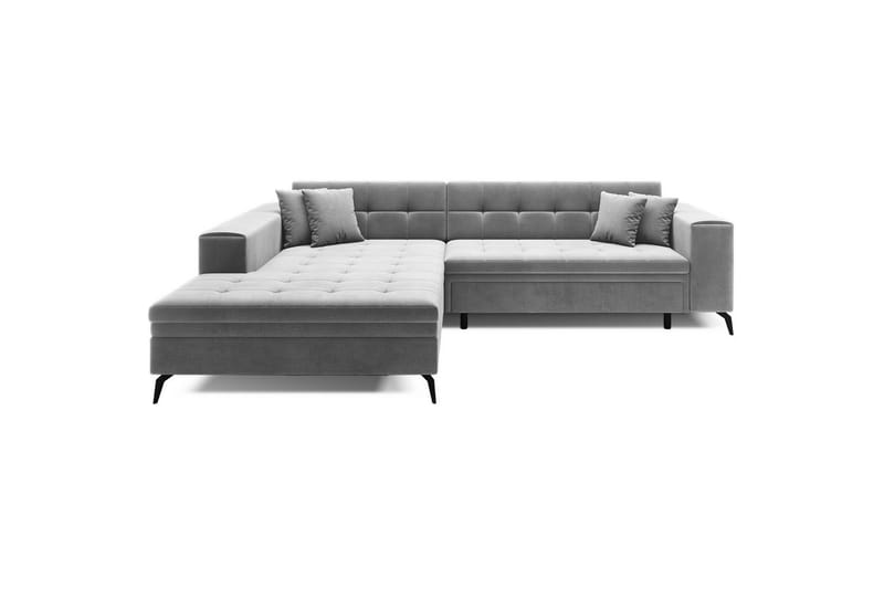 Hörnsoffa Eltap Solange 292x196x84 cm - Monolith 84, Grå, Vänster - Möbler - Soffa - Bäddsoffa - Bäddsoffa divan
