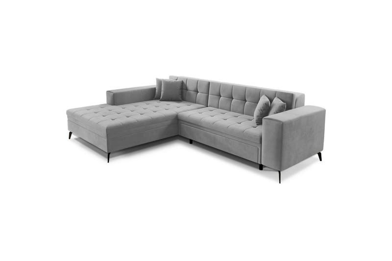 Hörnsoffa Eltap Solange 292x196x84 cm - Monolith 84, Grå, Vänster - Möbler - Soffa - Bäddsoffa - Bäddsoffa divan
