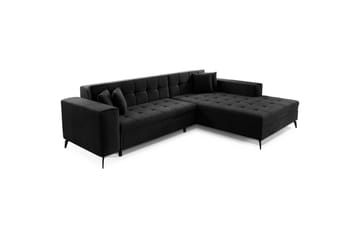 Hörnsoffa Eltap Solange 292x196x84 cm - Monolith 97, Mörkgrå, Höger - Möbler - Soffa - Bäddsoffa - Bäddsoffa divan