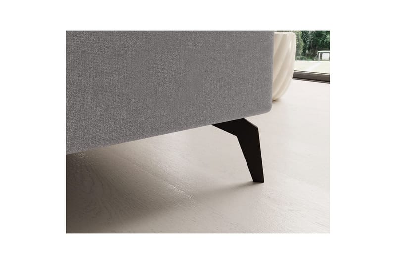 Hörnsoffa Eltap Solange 292x196x84 cm - Omega 02, Grå, Vänster - Möbler - Soffa - Bäddsoffa - Bäddsoffa divan