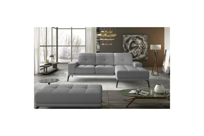 Hörnsoffa Eltap Torrense 265x175x98 cm - Grande 81, Grå, Höger - Möbler - Soffa - Bäddsoffa - Bäddsoffa divan
