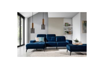 Hörnsoffa Eltap Torrense 265x175x98 cm - Monolith 77, Blå, Vänster - Möbler - Soffa - Bäddsoffa - Bäddsoffa divan