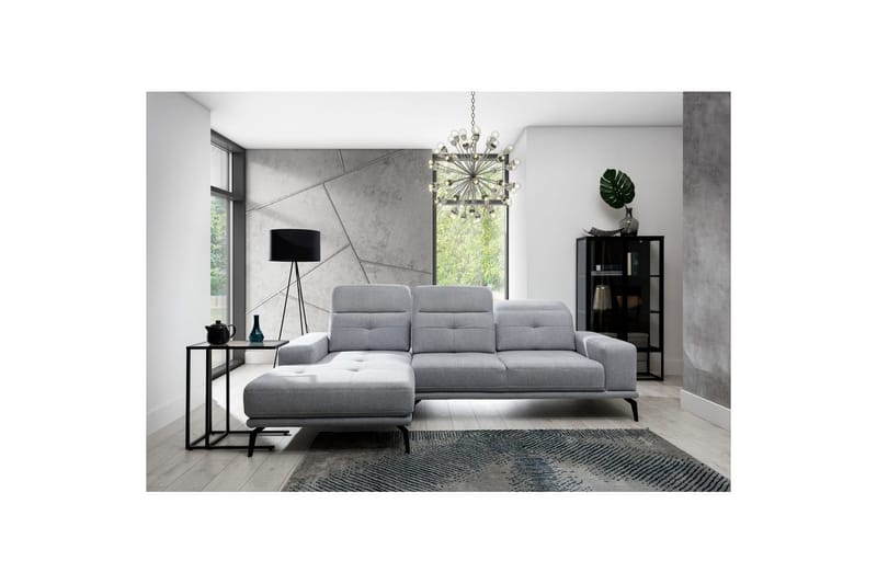 Hörnsoffa Eltap Torrense 265x175x98 cm - Primo 88, Grå, Vänster - Möbler - Soffa - Bäddsoffa - Bäddsoffa divan