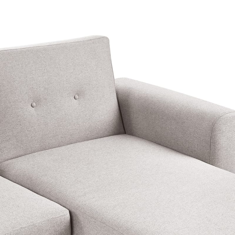 Hörnsoffa Kaarina - Grå, brun - Möbler - Soffa - Bäddsoffa - Hörnbäddsoffa