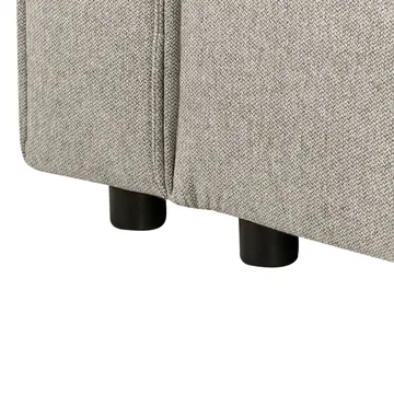 Hörnsoffa Romedal II - Beige, svart/Vänstervänd - Möbler - Soffa - Bäddsoffa - Hörnbäddsoffa