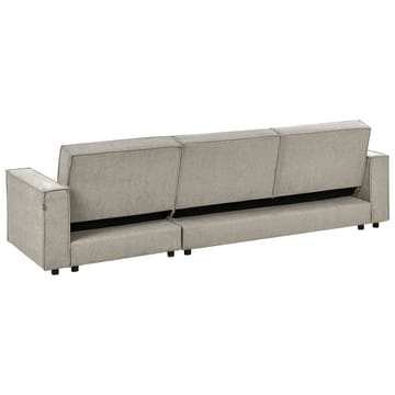 Hörnsoffa Romedal II - Beige, svart/Vänstervänd - Möbler - Soffa - Bäddsoffa - Hörnbäddsoffa