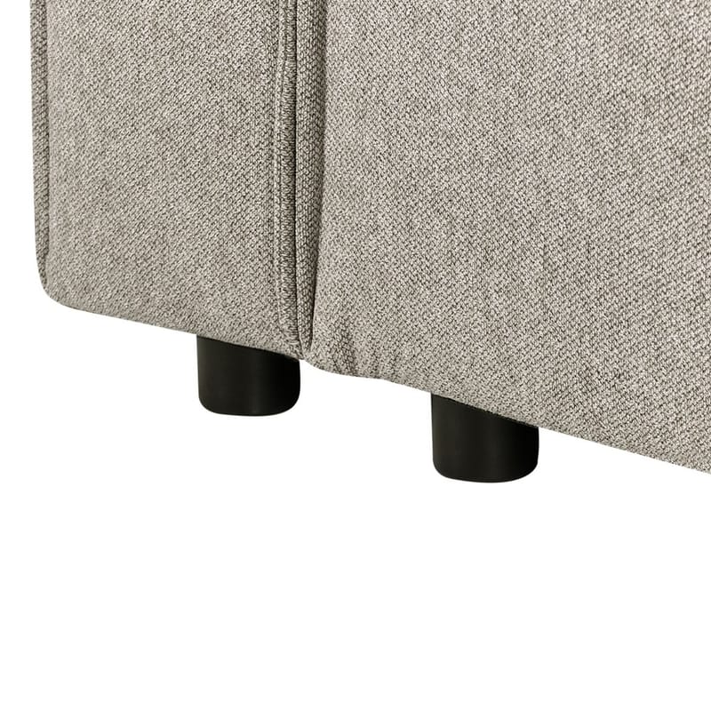 Hörnsoffa Romedal II - Beige, svart/Vänstervänd - Möbler - Soffa - Bäddsoffa - Hörnbäddsoffa