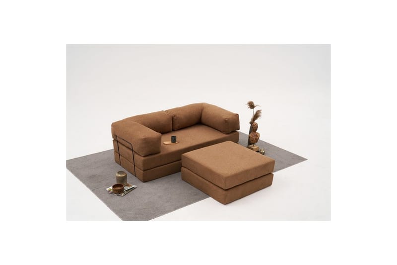 Hörnsoffa Selorbury Divan Brun - Brun - Möbler - Soffa - Bäddsoffa - Bäddsoffa divan