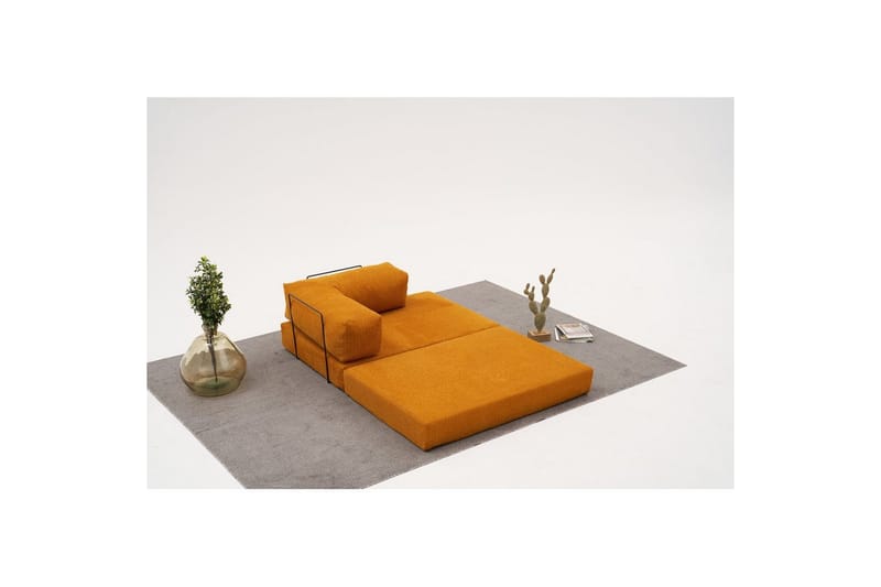 Hörnsoffa Selorbury Trippel Apelsin - Apelsin - Möbler - Soffa - Bäddsoffa - Hörnbäddsoffa
