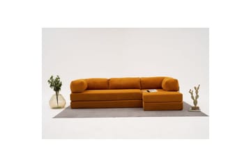 Hörnsoffa Selorbury Trippel Apelsin - Apelsin - Möbler - Soffa - Bäddsoffa - Hörnbäddsoffa