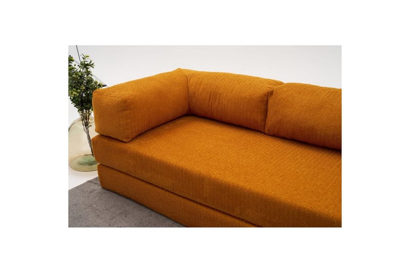 Hörnsoffa Selorbury Trippel Apelsin - Apelsin - Möbler - Soffa - Bäddsoffa - Hörnbäddsoffa
