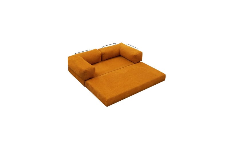 Hörnsoffa Selorbury Trippel Apelsin - Apelsin - Möbler - Soffa - Bäddsoffa - Hörnbäddsoffa
