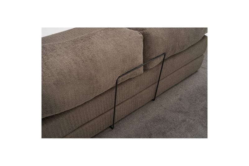 Hörnsoffa Selorbury Trippel Grå - Grå - Möbler - Soffa - Bäddsoffa - Hörnbäddsoffa