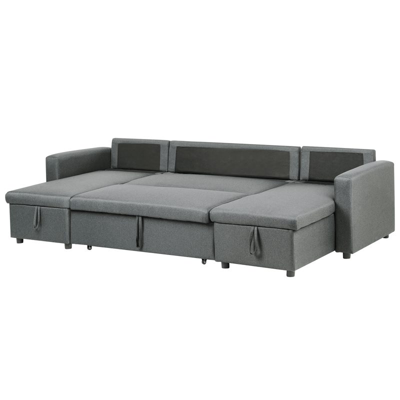 Hörnsoffa Sommen - Mörkgrå - Möbler - Soffa - Bäddsoffa - U bäddsoffa