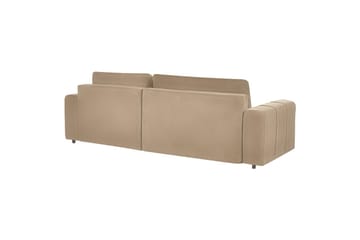 Hörnsoffa till vänster Vänstervänd Innvik - Brun, 213x156 cm - Möbler - Soffa - Bäddsoffa - Bäddsoffa divan