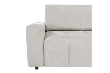 Hörnsoffa till vänster Vänstervänd Innvik - Grå, 213x156 cm - Möbler - Soffa - Bäddsoffa - Bäddsoffa divan