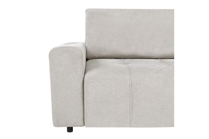 Hörnsoffa till vänster Vänstervänd Innvik - Grå, 213x156 cm - Möbler - Soffa - Bäddsoffa - Bäddsoffa divan