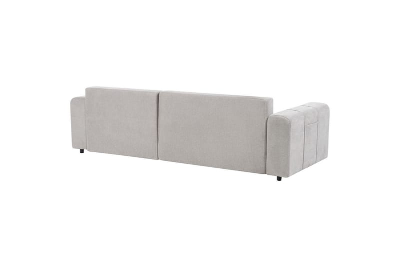 Hörnsoffa till vänster Vänstervänd Innvik - Grå, 213x156 cm - Möbler - Soffa - Bäddsoffa - Bäddsoffa divan