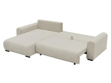 Handda 3-sits Bäddsoffa med divan - beige - Möbler - Soffa - Bäddsoffa - Hörnbäddsoffa