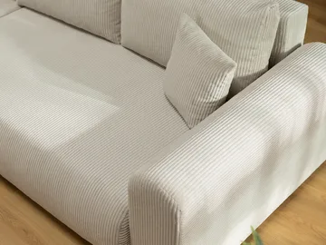 Handda 3-sits Bäddsoffa med divan - grå - Möbler - Soffa - Bäddsoffa - Hörnbäddsoffa