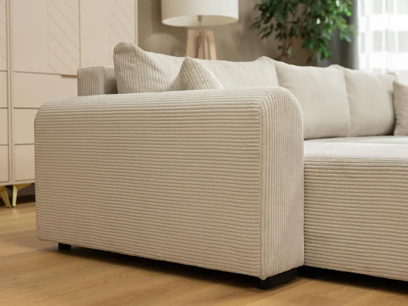 Handda 3-sits Bäddsoffa med divan och förvaring - Möbler - Soffa - Bäddsoffa - Hörnbäddsoffa