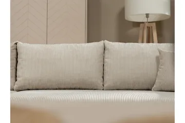 Handda Bäddsoffa m. Divan 3-sits - Beige - Möbler - Soffa - Bäddsoffa - Bäddsoffa divan