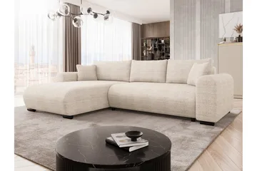 Handda Bäddsoffa m. Divan 3-sits - Beige - Möbler - Soffa - Bäddsoffa - Bäddsoffa divan