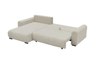 Handda Bäddsoffa med Divan 3-sits i Chenille - Beige - Möbler - Soffa - Bäddsoffa - Bäddsoffa divan